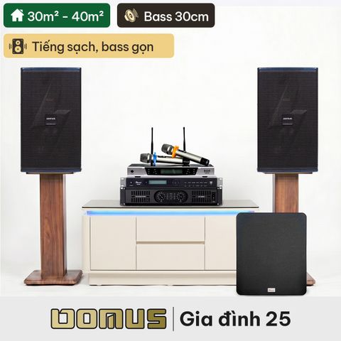 Dàn karaoke gia đình Domus 25 (Domus DP6212 MAX)