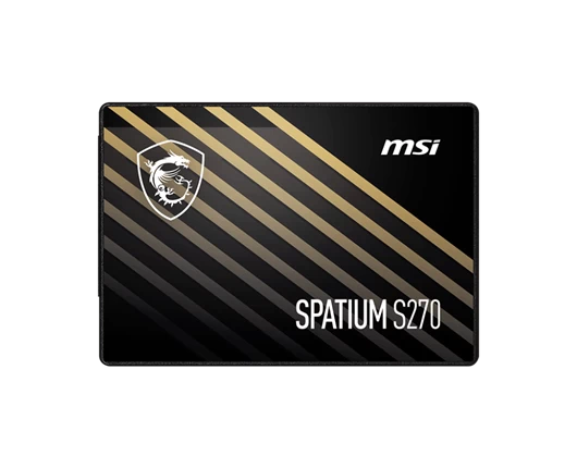 Ổ cứng SSD MSI SPATIUM S270 480GB SATA III 2.5 inch (Đọc 500MB/s, Ghi 450MB/s) - Chính hãng
