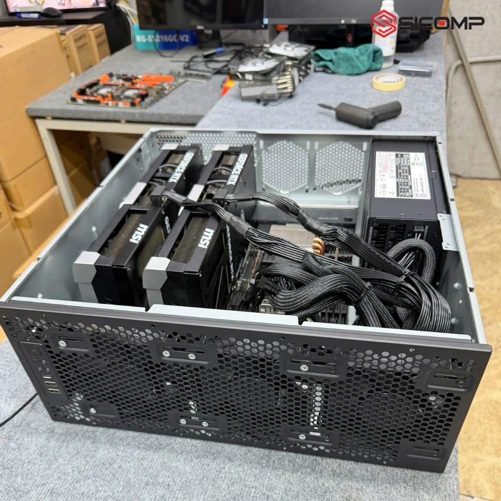 Ảnh minh họa PC AI NVIDIA DUAL RTX 5090 | RYZEN THREADRIPPER 3955WX | 64GB 2
