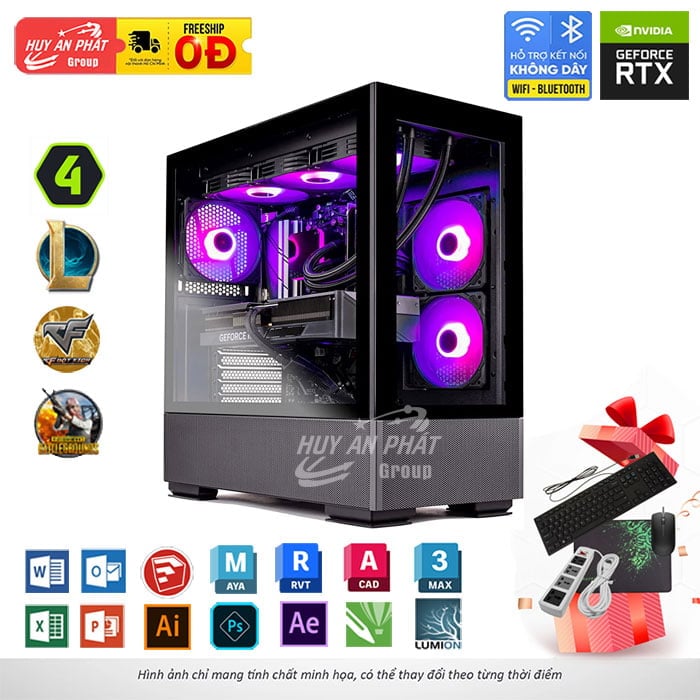 Ảnh minh họa PC Gaming HAP-GM117 Core i5-11400F NVIDIA GTX1660 Super 6GB 1
