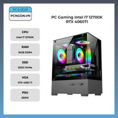  PC Gaming Intel Core i7-12700K | RTX 4060 Ti - Hiệu Năng Gaming & Đồ Họa Đỉnh Cao 