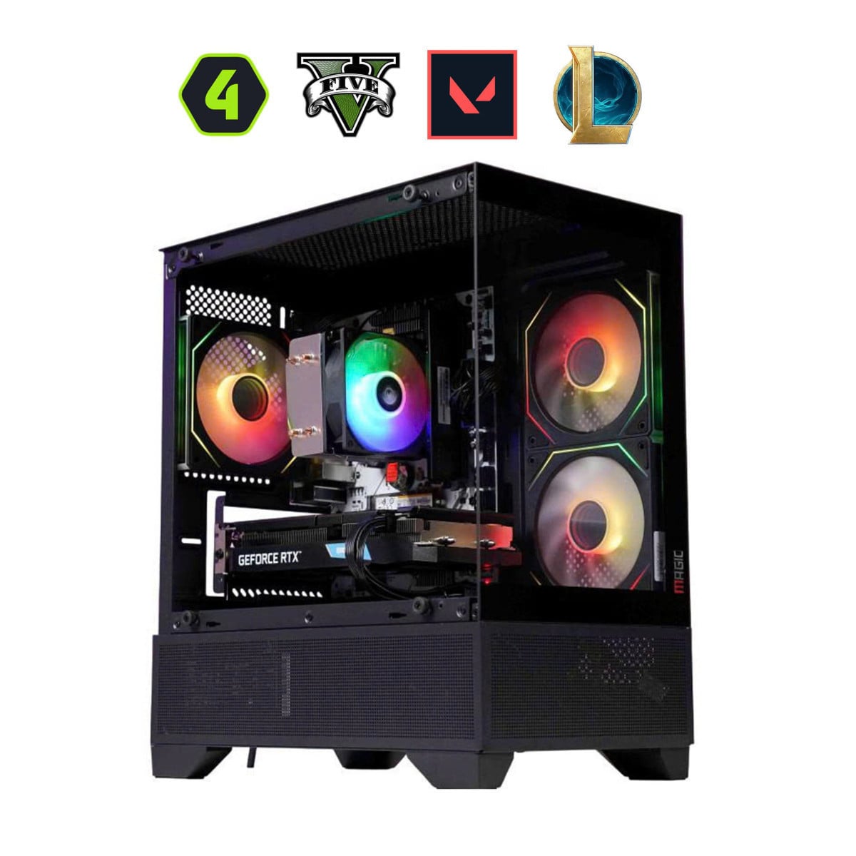 Ảnh minh họa PC Gaming Ryzen 5 7500X3D | RTX 3050 6G| Ram 16G | NVME 256GB 1