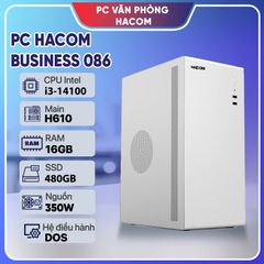  PC HACOM BUSINESS 086-W (Intel i3 14100/16GB RAM/480GB SSD) 
