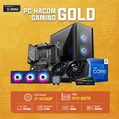  PC HACOM GOLD PRO 083 POWERED BY MSI (Intel i7 14700F/RTX 5070) 