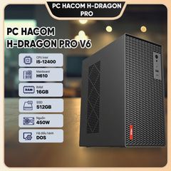  PC HACOM H-DRAGON PRO V6 (Intel i5 12400/16GB RAM/512 GB SSD) 