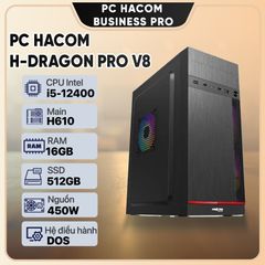  PC HACOM H-DRAGON PRO V8 (Intel i5 12400/16GB RAM/512 GB SSD) 