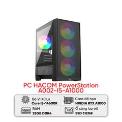  PC HACOM PowerStation A002-I5-A1000 (Intel i5 14600k/RTX A1000 8GB) 