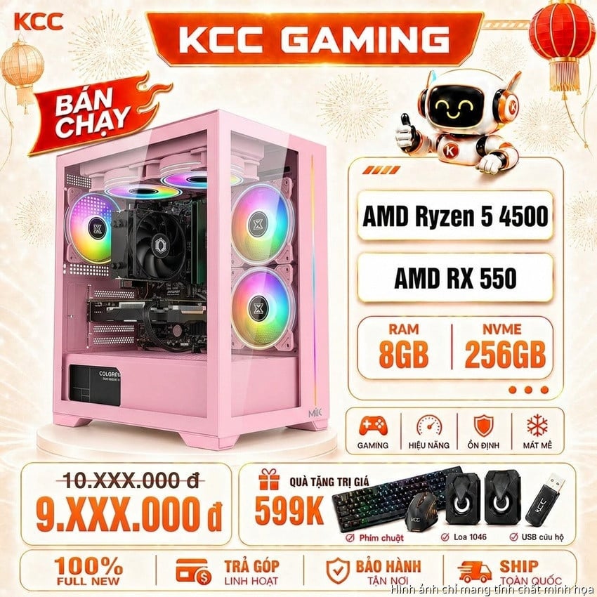 PC KCC AMD R5-4500 / RX 550