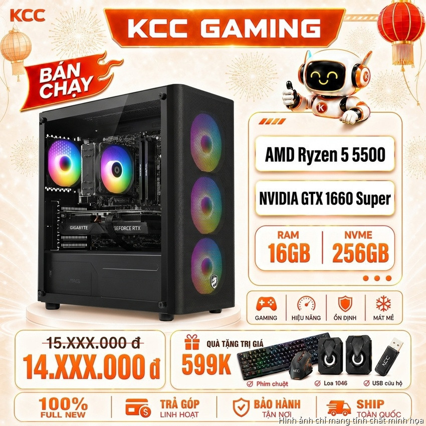 PC KCC AMD R5-5500 / NVIDIA GTX 1660 Super