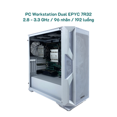  PC Workstation dual EPYC 7R32 / 2.8 - 3.3 Ghz / 96 cores / 192 threads 