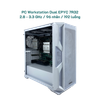 PC Workstation dual EPYC 7R32 / 2.8 - 3.3 Ghz / 96 cores / 192 threads