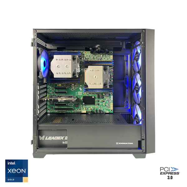 Ảnh minh họa PC workstation Dual Xeon Gold 40 nhân / 80 luồng 1