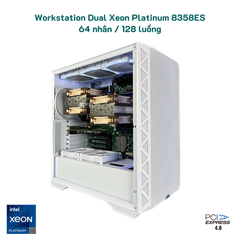  PC workstation Dual Xeon Platinum 8358 ES (Xeon Scalable gen 3) 