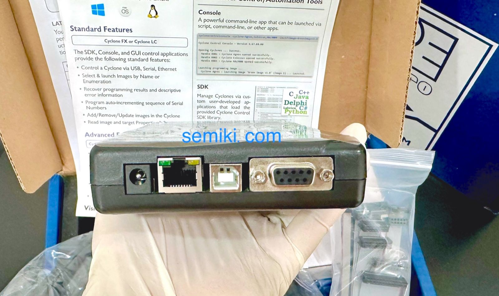 Ảnh minh họa PE micro CYCLONE-FX-UNIV thiết bị lập trình, gỡ lỗi vi điều khiển (MCU) 3