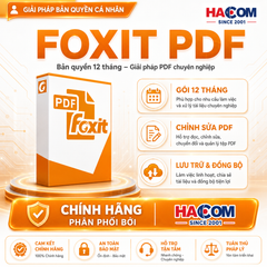  Phần mềm Foxit PDF Editor (1 người dùng / vĩnh viễn) 