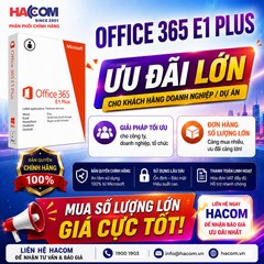  Phần Mềm Microsoft Office 365 E1 Plus (1 người dùng / 12 tháng) 