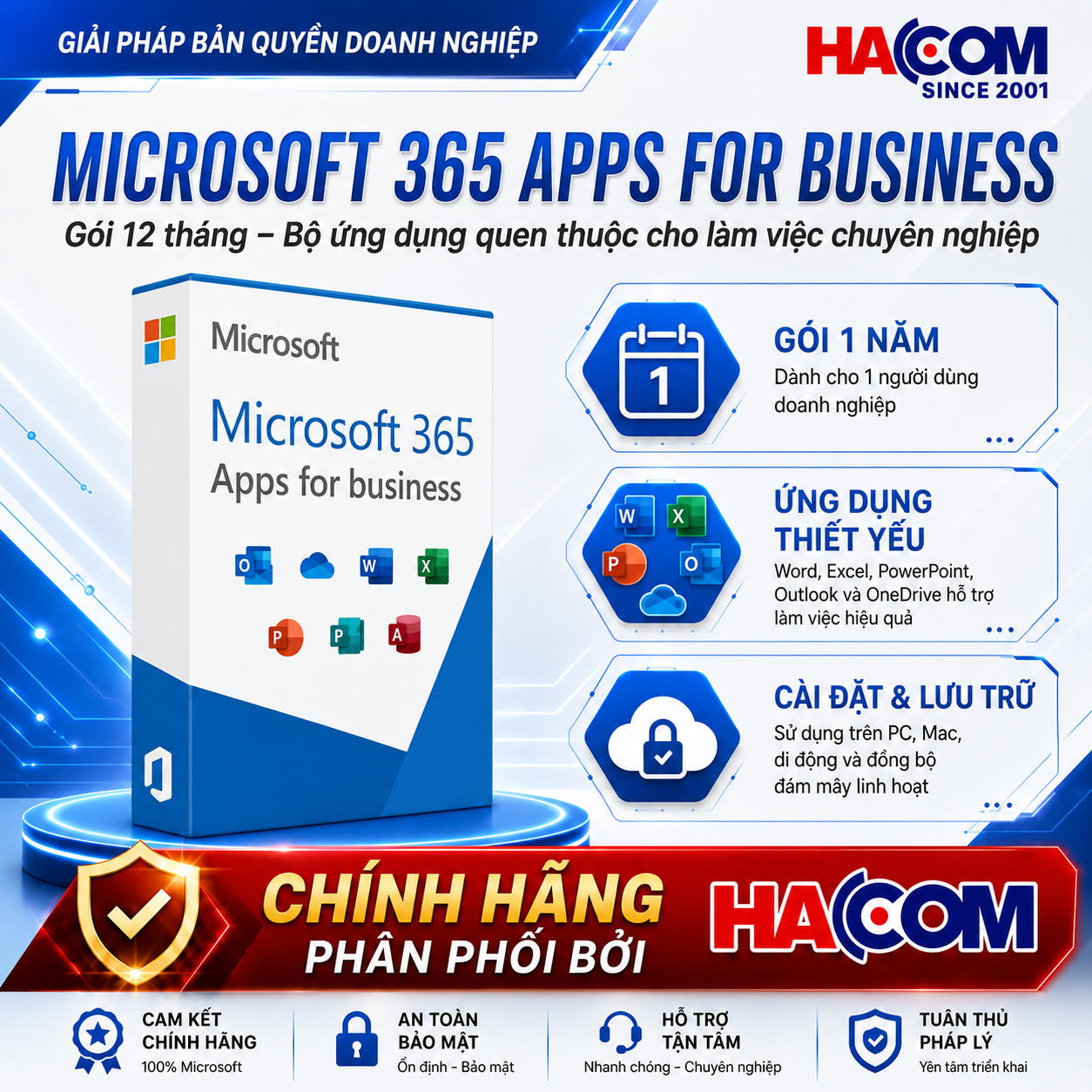 Phần Mềm Microsoft OneDrive for business (Plan 2) (1 người dùng / 12 tháng)
