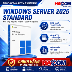  Phần mềm Windows Server 2025 Standard - 16 Core License Pack 
