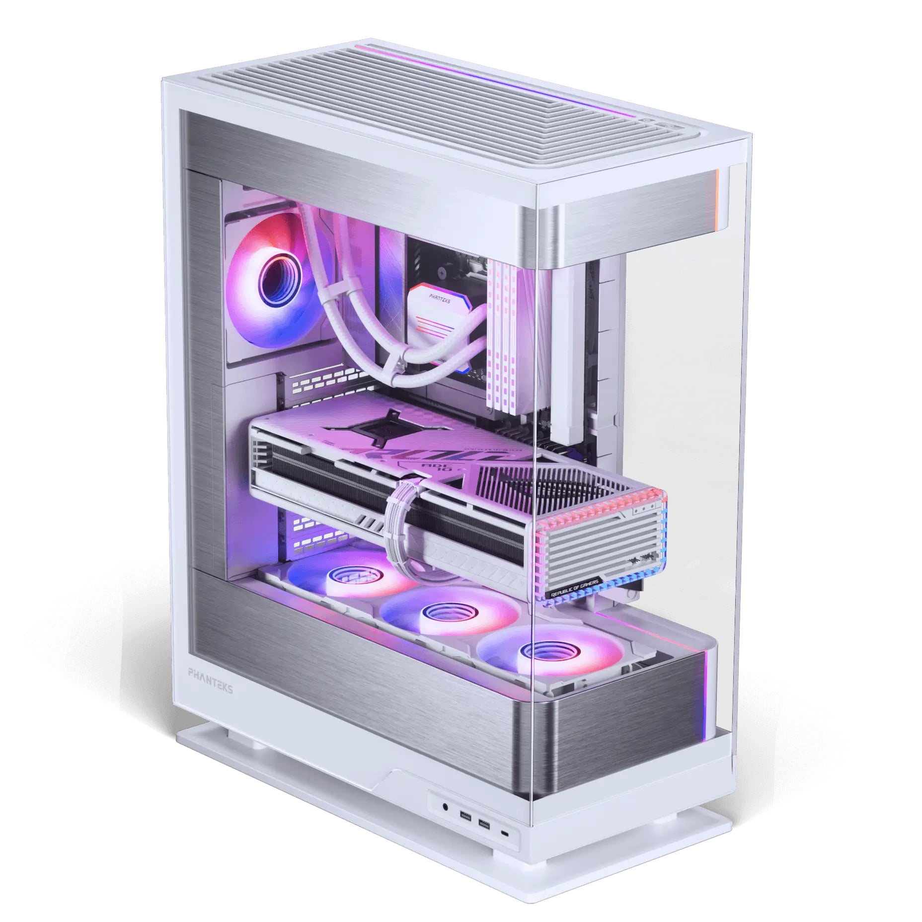 Ảnh minh họa CASE Phanteks Evolv X2 Matte White (Mid Tower / E-ATX, ATX, Micro-ATX, Mini-ITX) 2