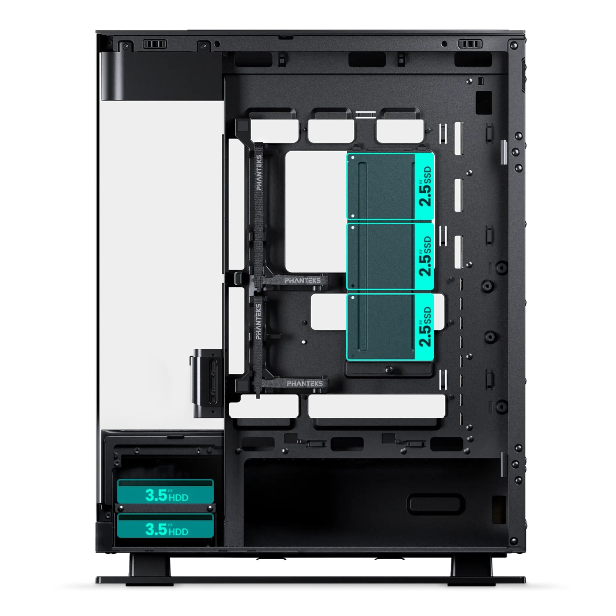 Ảnh minh họa CASE Phanteks Evolv X2 Satin Black (Mid Tower / E-ATX, ATX, Micro-ATX, Mini-ITX) 2