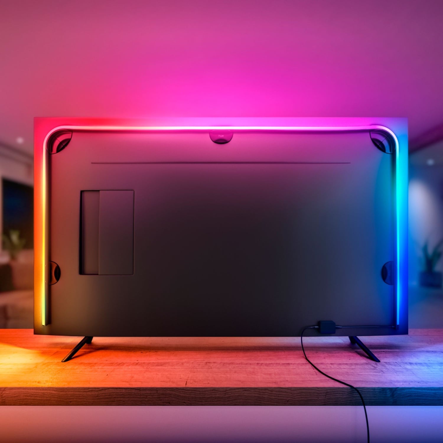 Ảnh minh họa Philips Hue Play Gradient TV, LED dây cao cấp đồng bộ màu theo TV 1