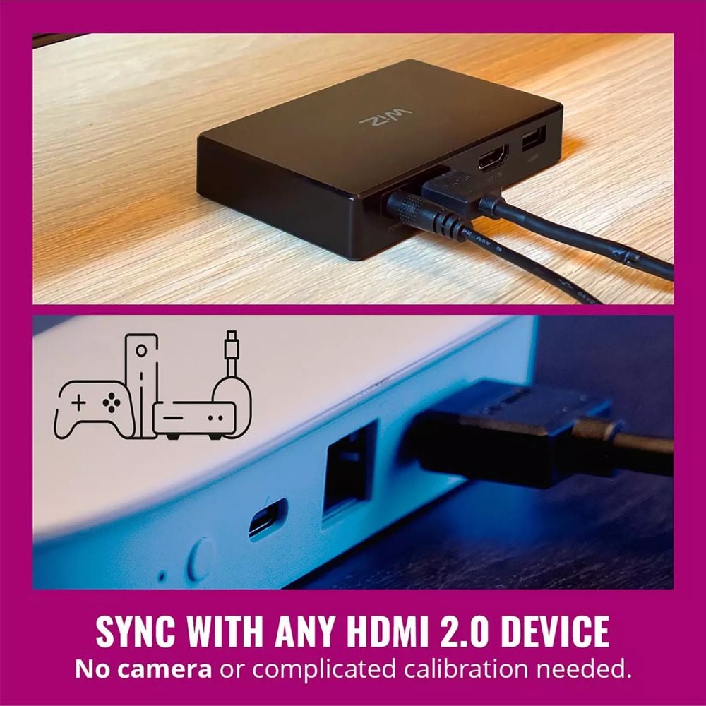 Ảnh minh họa Philips WiZ HDMI Sync Box – Đồng bộ ánh sáng với TV 1