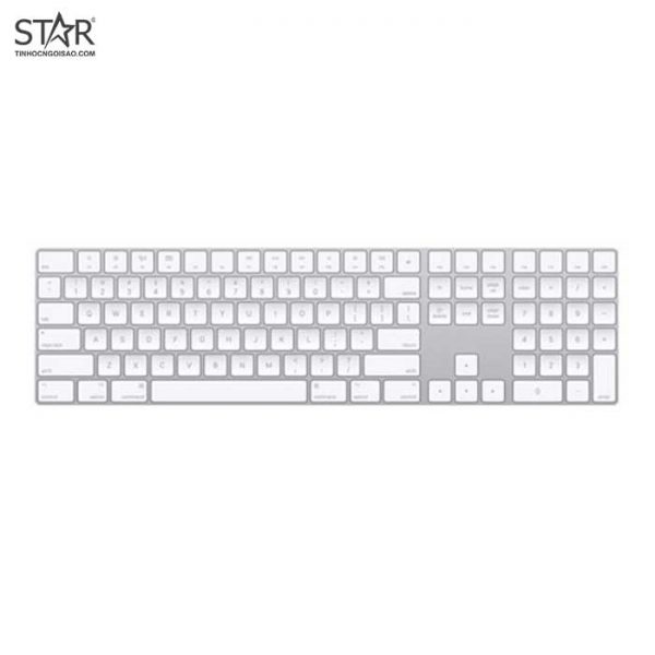 Ảnh minh họa Bàn phím giả cơ văn phòng Apple Magic Keyboard | Bluetooth, Fullsize, Silver 1