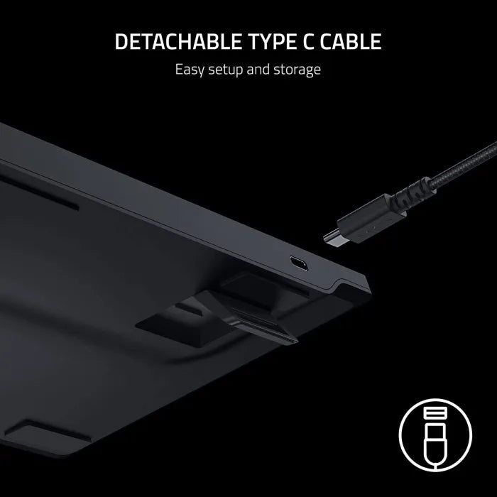 Ảnh minh họa Razer DeathStalker V2 – Bàn phím quang học có dây, switch Red tuyến tính, Chroma RGB, full-size (đen) 2