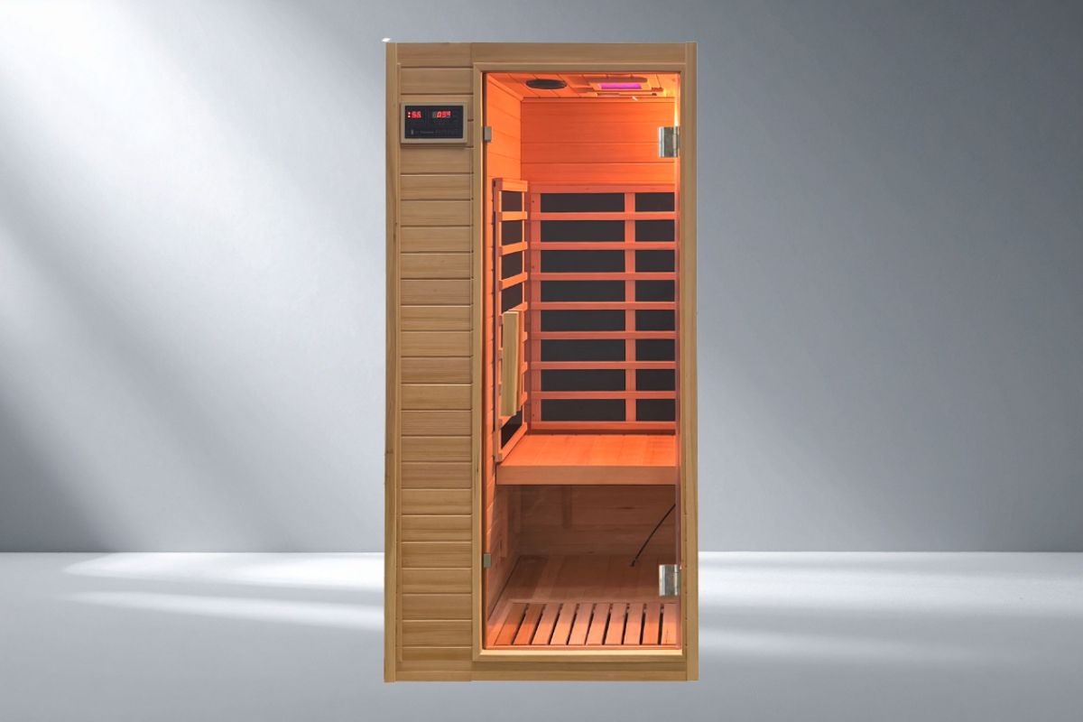 Ảnh minh họa Phòng xông hơi gỗ thông cao cấp Sauna Box Toshiko S1 1