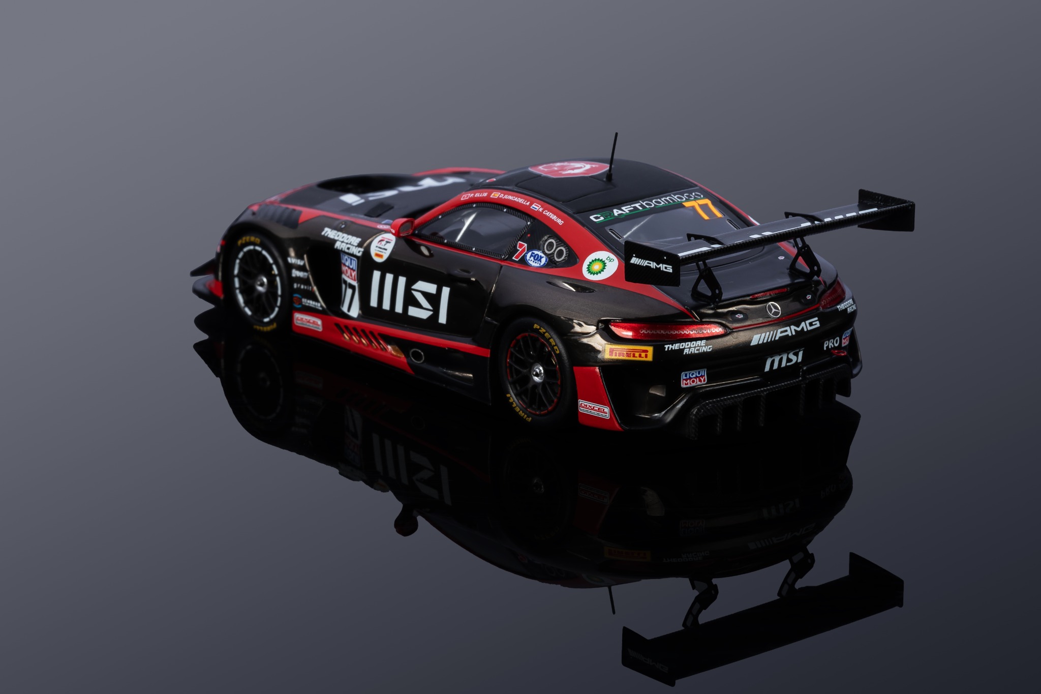 Ảnh minh họa Phụ kiện MSI mô hình xe AMG GT3 1