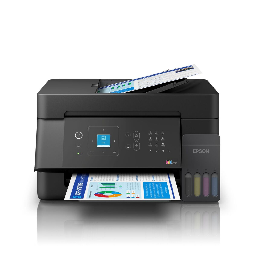 Ảnh minh họa Máy in phun màu Epson Ecotank L5390 (In | Copy| Scan| Fax| ADF| A4| A5| USB| LAN| WIFI) 2