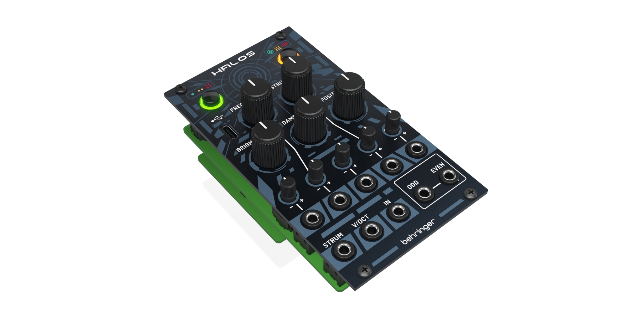 Ảnh minh họa Physical Modeling Synthesizer for Eurorack Behringer HALOS 1