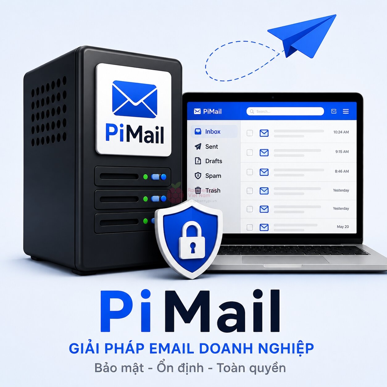 Ảnh minh họa PiMail – Giải pháp email riêng chuyên nghiệp 2
