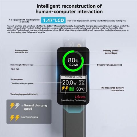 Pin DJI Osmo Pocket 3