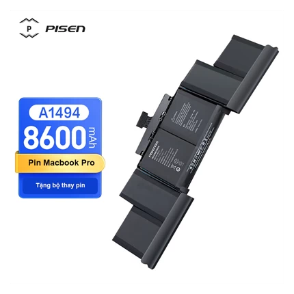 Pin sạc chính hãng PISEN TP-PC-A1494 Macbook Pro (2013-2015)