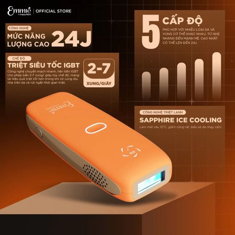 Máy triệt lông lạnh IPL Therapy Device For Hair Removal EM521 Sapphire