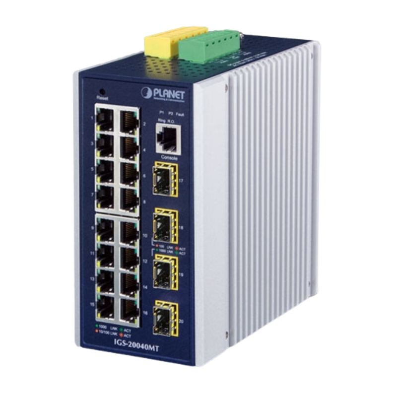 Planet IGS-20040MT, Switch công nghiệp 16 port