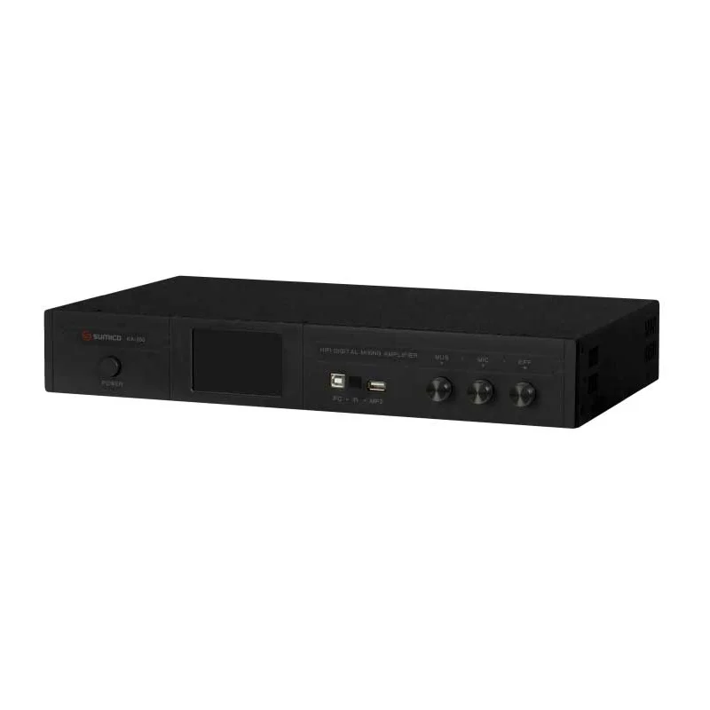 Ảnh minh họa Amply Sumico KA350, 400W/kênh, Bluetooth 5.0, Echo, Reverb, Optical, RCA, USB 2