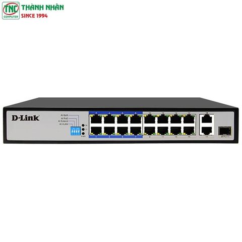 Switch PoE+ D-link DES-F1018P-E (16 x 10)