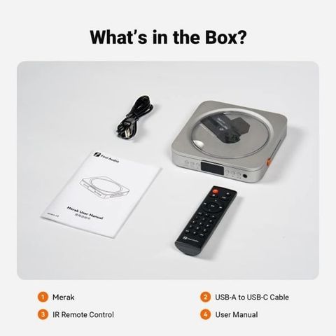 Portable DAC/AMP Fosi Audio Merak Cd Player
