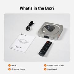  Portable DAC/AMP Fosi Audio Merak Cd Player 