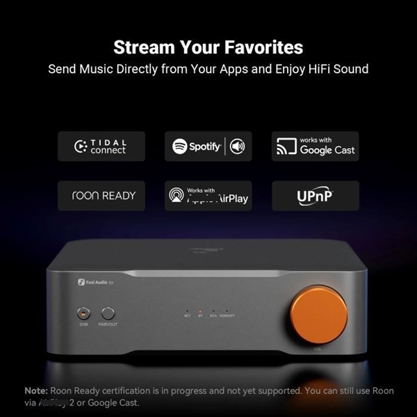 Ảnh minh họa Portable DAC/AMP Fosi Audio S3 12V1.5A 3