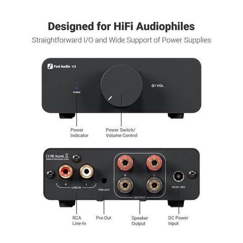 Power Amp Fosi V3 Stereo