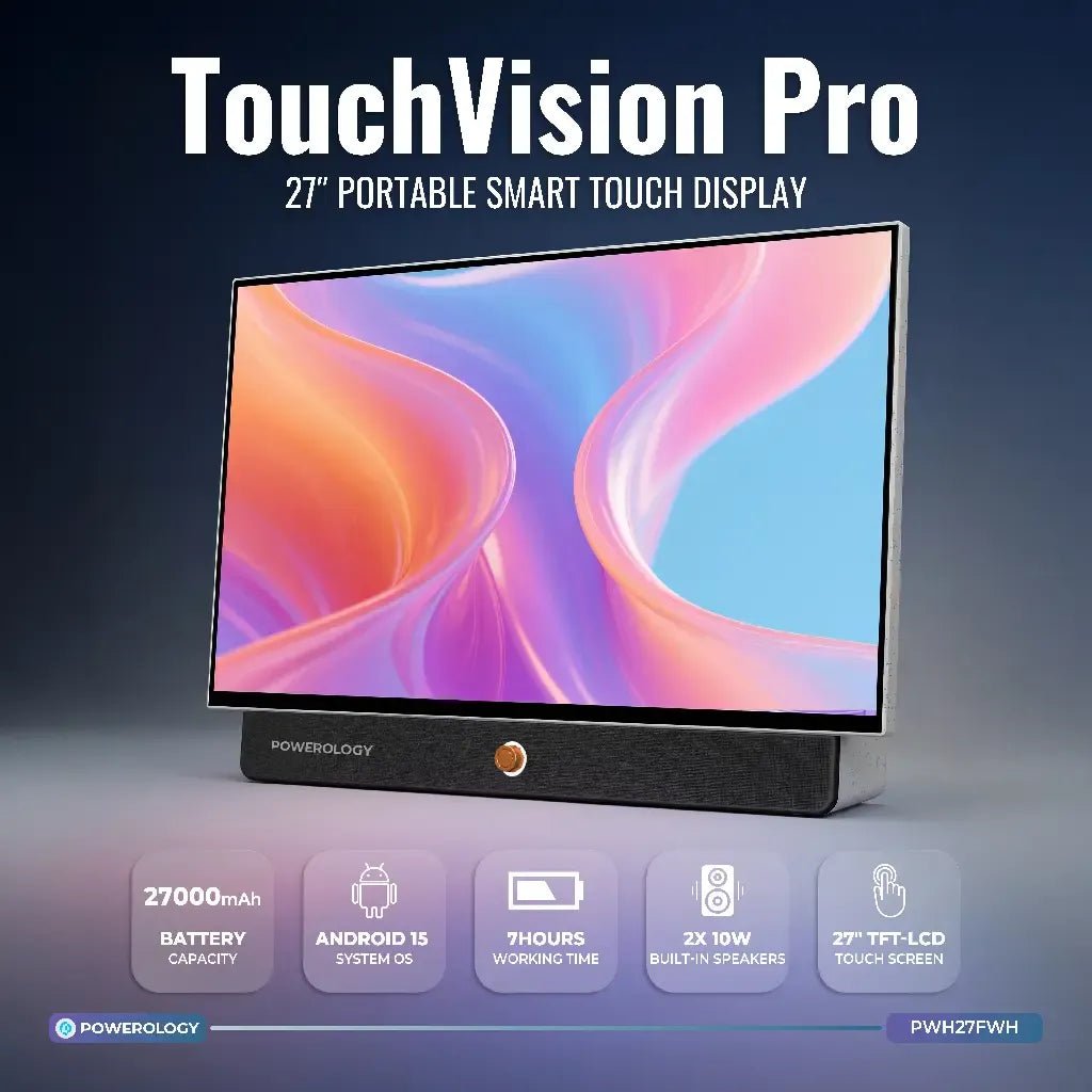 Ảnh minh họa Powerology 27" TouchVision Pro - Màn hình cảm ứng thông minh di động 1