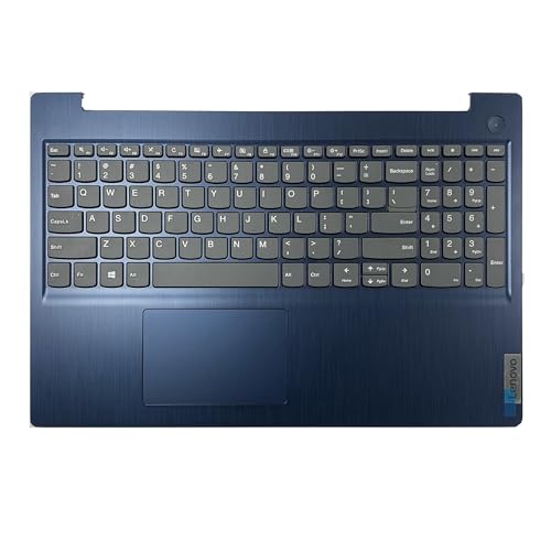 Ảnh minh họa Thay Vỏ Laptop Lenovo IdeaPad 3 15IML05 15IIL05 15ADA06 15ARE05 Laptop Upper Case Palmrest Non-Backlit Keyboard Touchpad Assembly Part 5CB0X57536 5CB1D03528 5CB0X57656 Blue Replacement for Zin 1