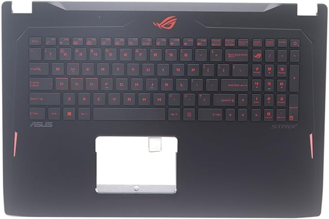 Thay Vỏ Laptop Asus GL702V GL702VM GL702VMK GL702VS GL702VSK GL702VT Upper Case with Backlit Keyboard US 90NB0CQ1-R31US0 New Replacement Palmrest for Zin