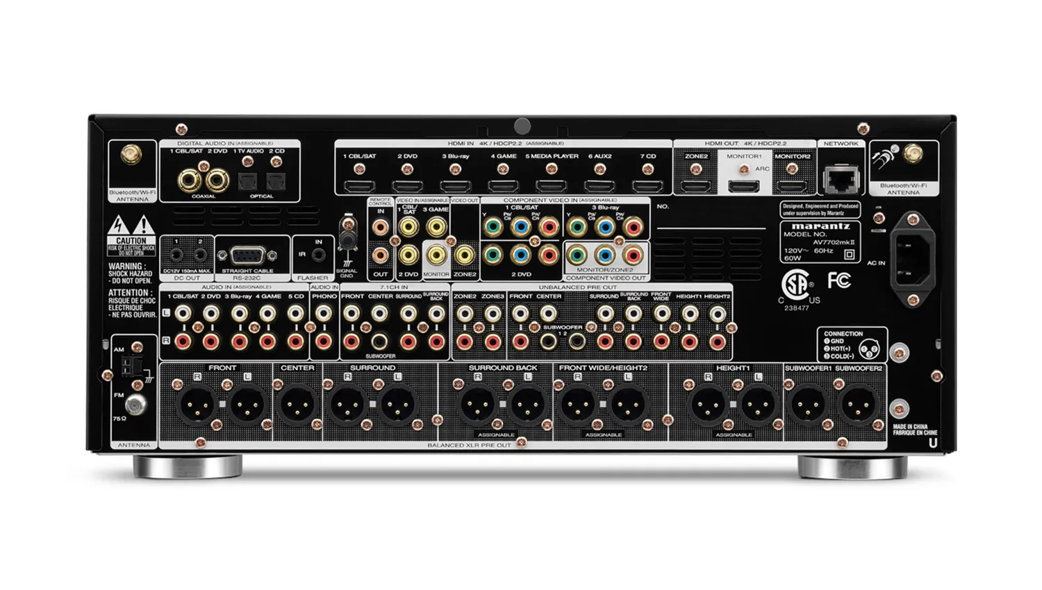 Ảnh minh họa Pre amply Marantz AV7702 MKII 3