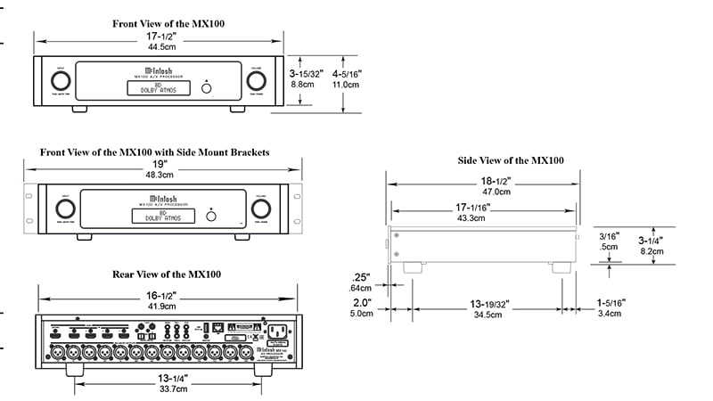 Ảnh minh họa Pre Amply McIntosh MX100 2