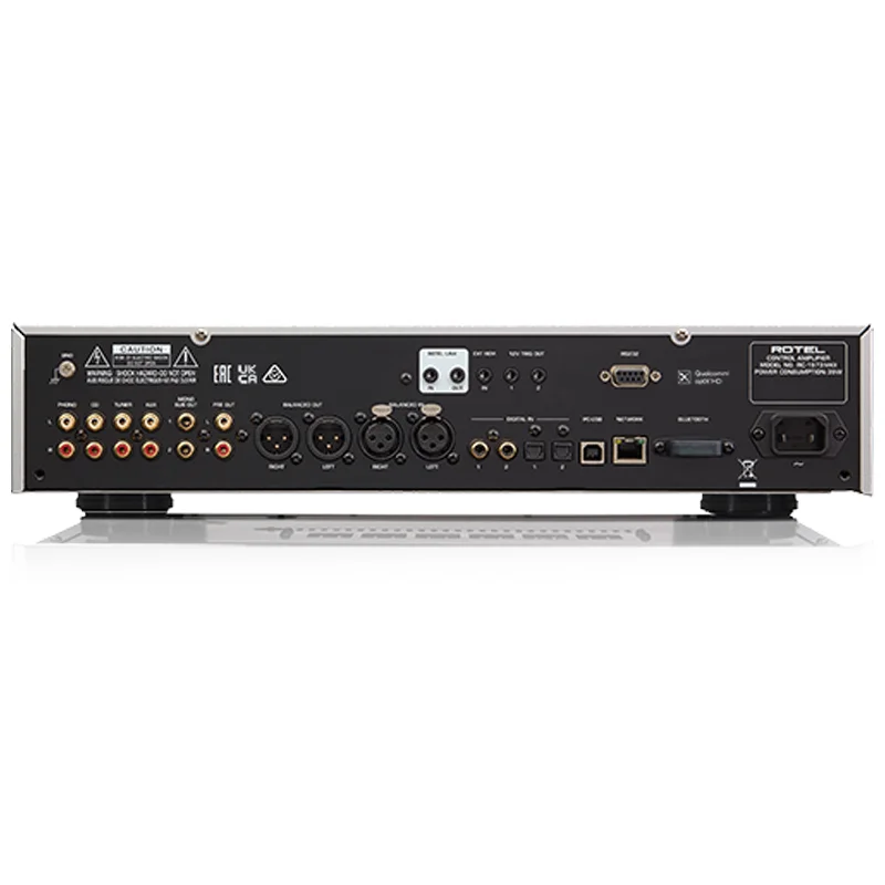 Ảnh minh họa Pre-Amply Rotel RC1572 MKII, Bluetooth, RCA, XLR, Ethernet, tích hợp DAC 2