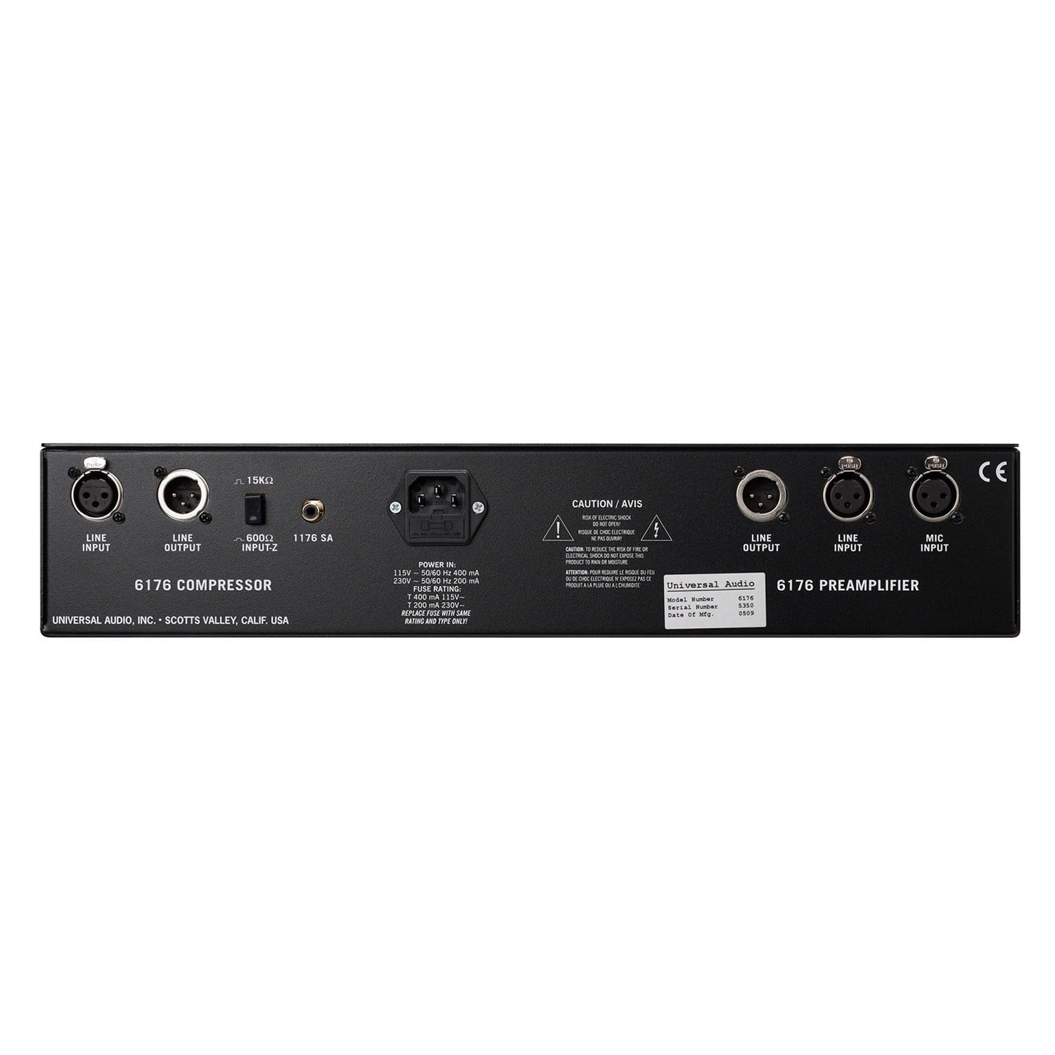 Ảnh minh họa Preamp 6176 Vintage Universal Audio Chính Hãng 1